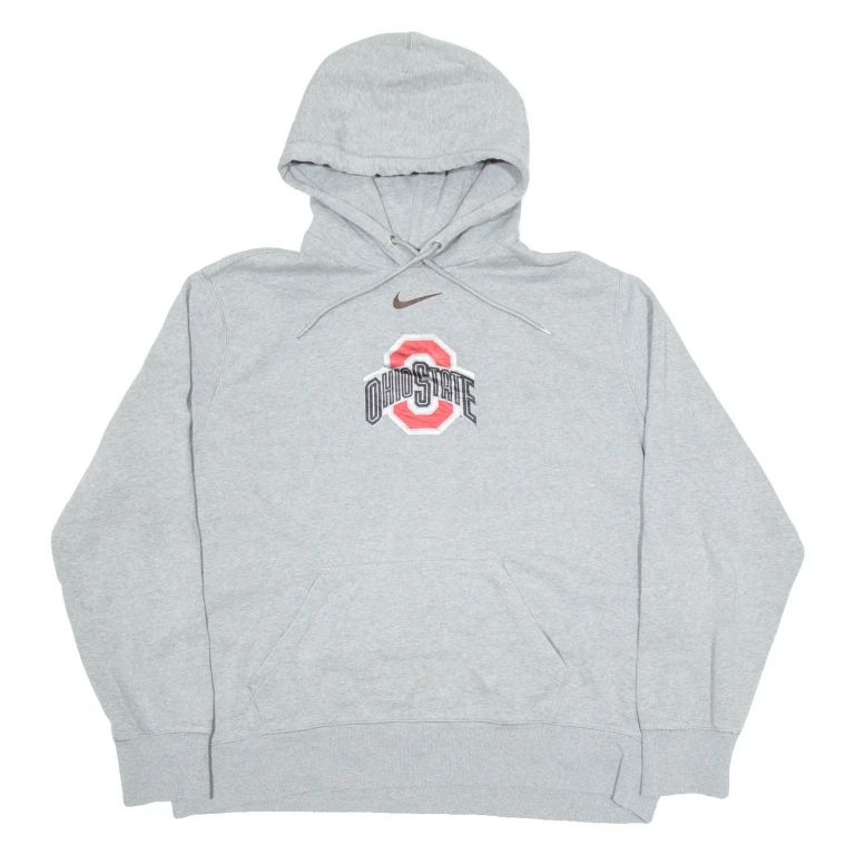NIKE Ohio Mens Grey Hoodie USA XL
