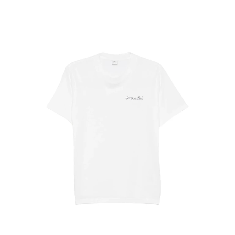 Sporty & Rich Logo-print Crew-neck T-shirt