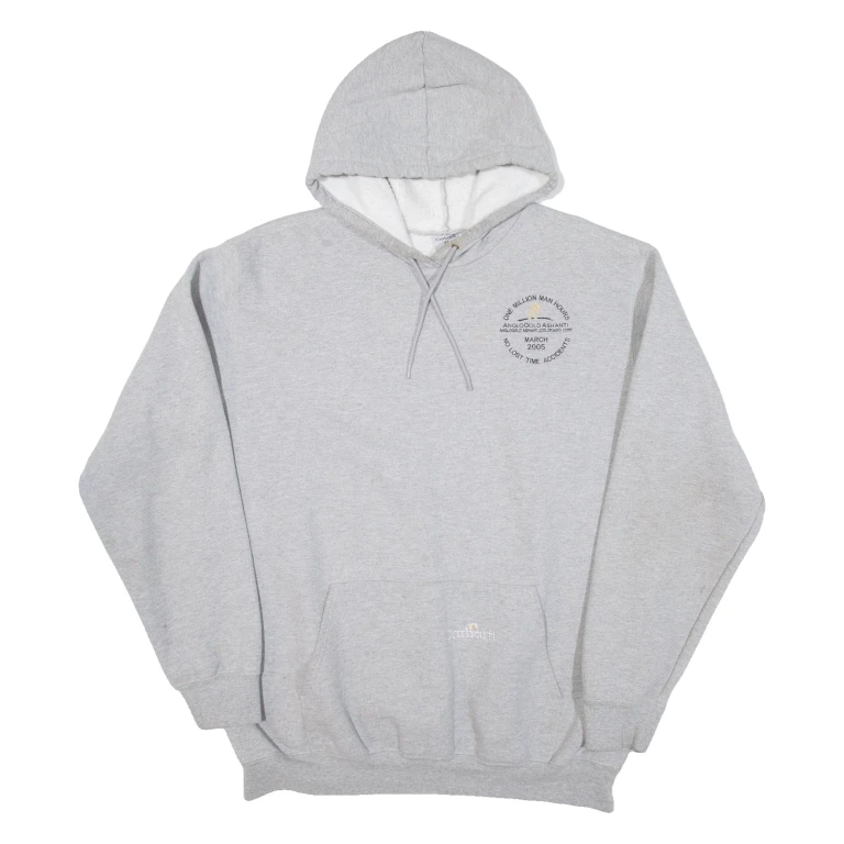 CARHARTT Mens Grey Hoodie USA XL