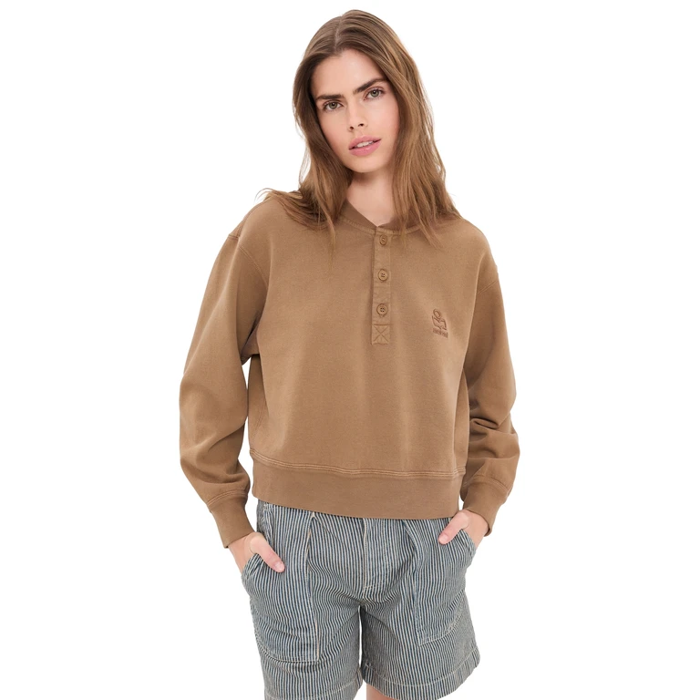 Isabel Marant Étoile Simony Sweatshirt Camel 44