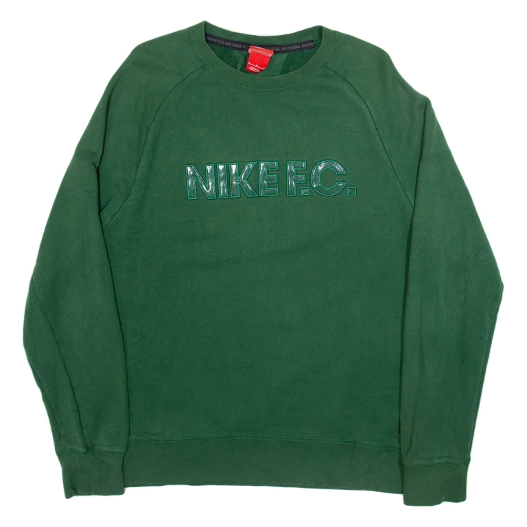 NIKE Mens Sweatshirt Green M