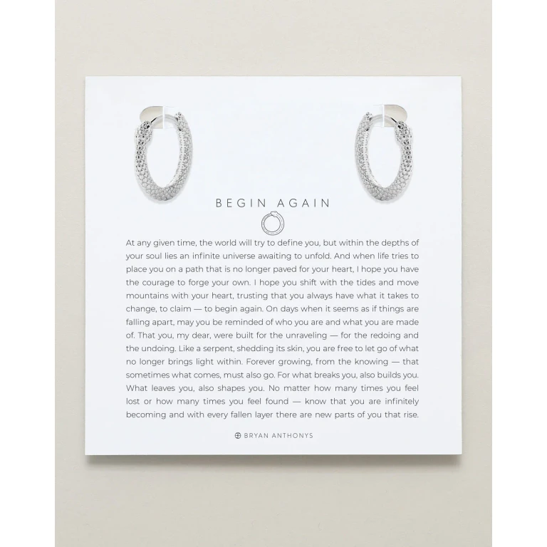 Begin Again Midi Hoop Earrings