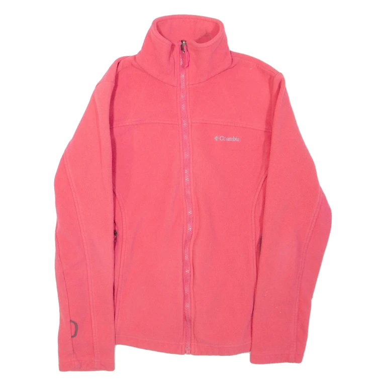 COLUMBIA Womens Fleece Jacket Pink M