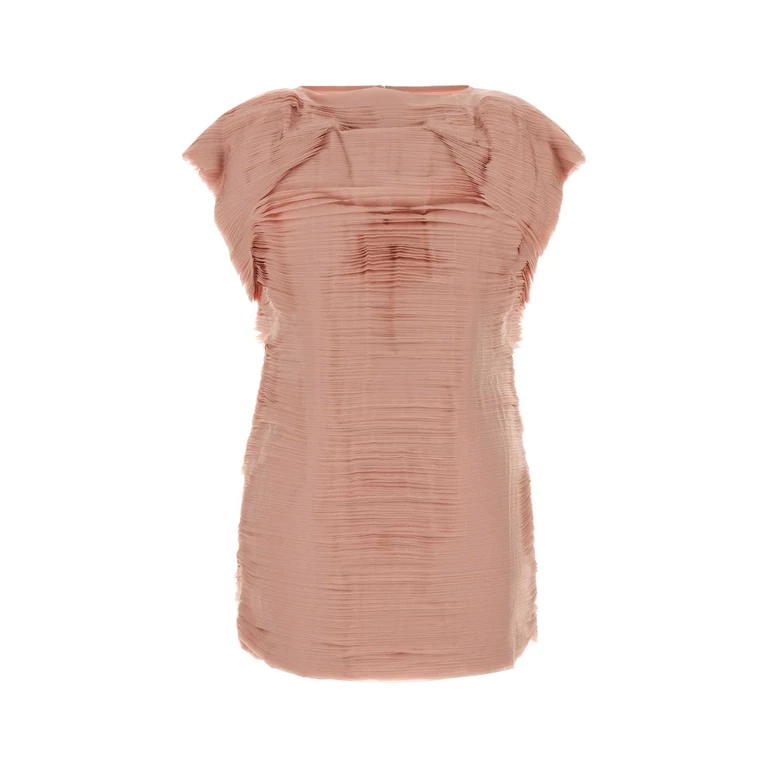 Jil Sander Pink Nylon Mini Dress Seashell Abiti - Women