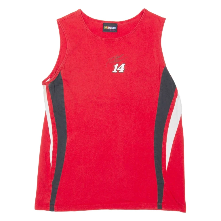 NASCAR Womens Vest Red Sleeveless XL