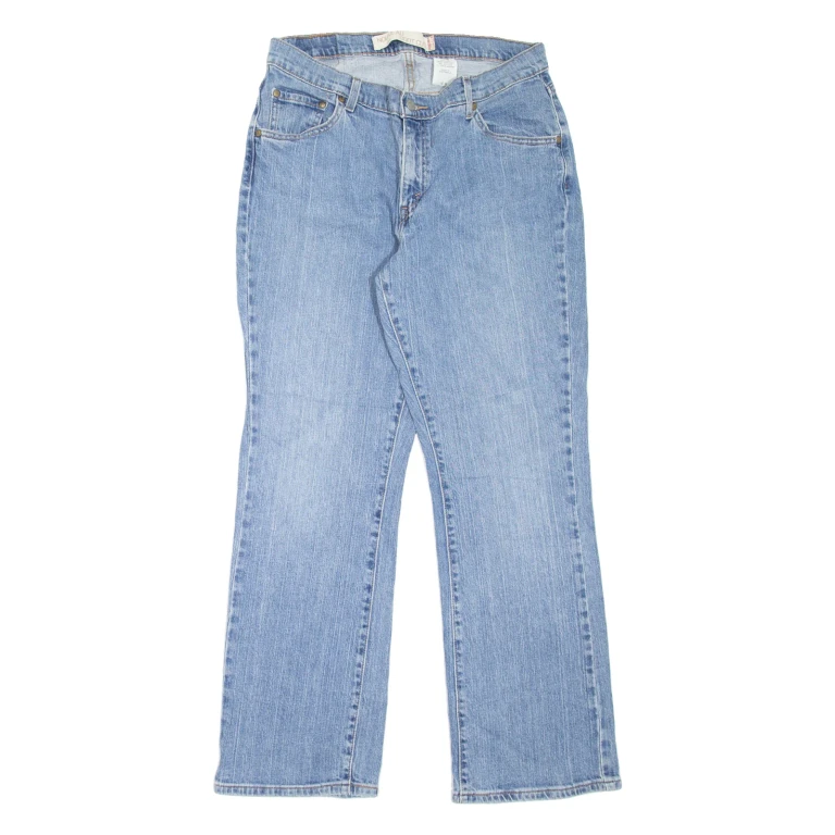 LEVI'S 515 Womens Jeans Blue Regular Bootcut Stone Wash W30 L30