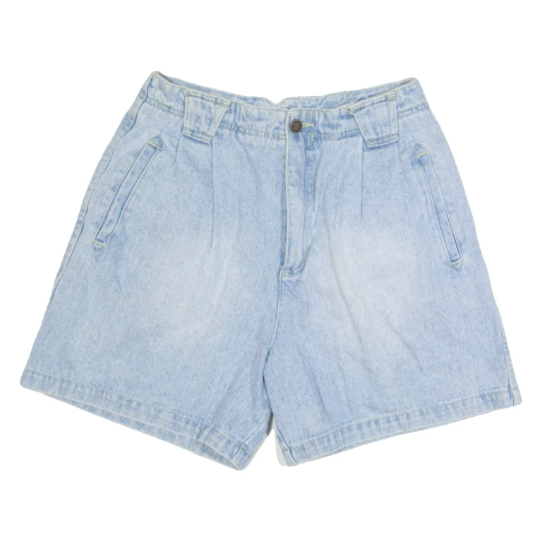 RAFAELLA Womens Denim Shorts Blue 90s S W26