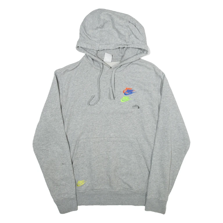 NIKE Womens Grey Hoodie S