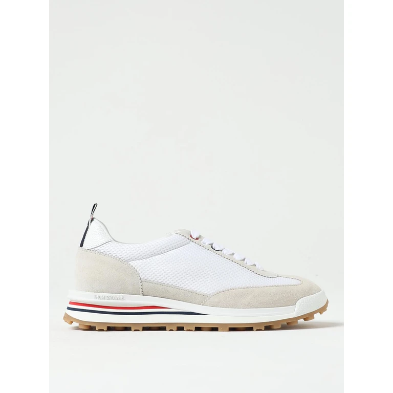 THOM BROWNE sneakers in nylon and suede (FFD054A06552100)