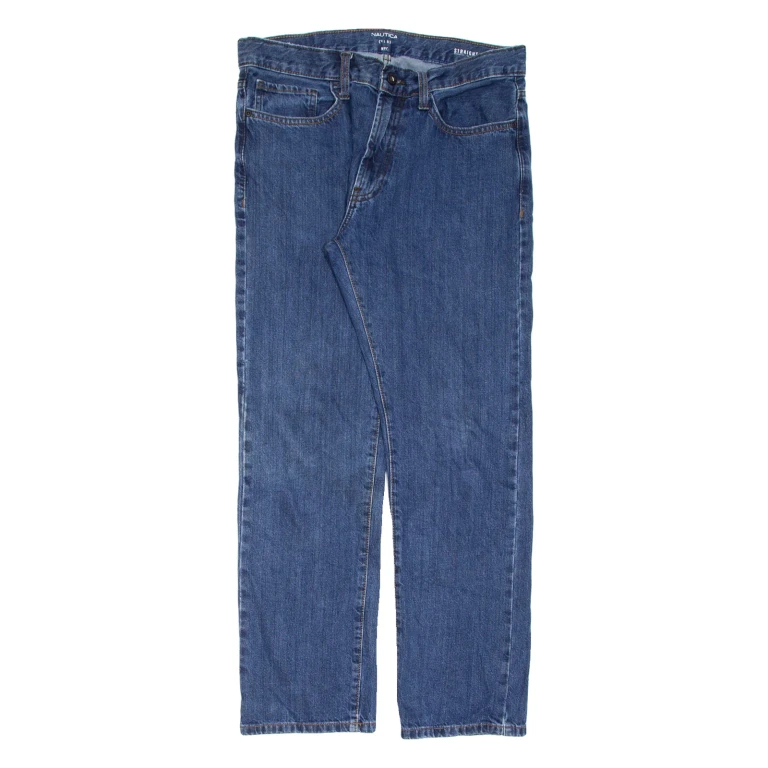NAUTICA Mens Jeans Blue Slim Straight W32 L30