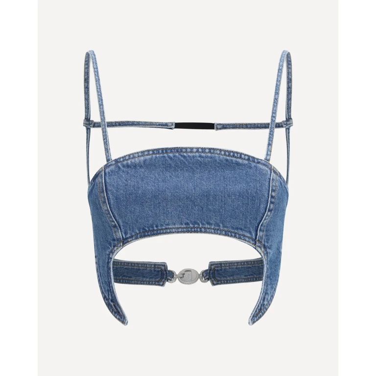 MARINE SERRE Denim moon Top Female 36