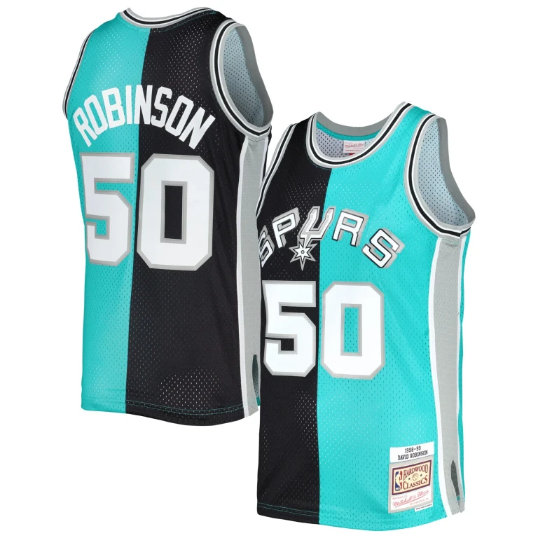 NBA Split Swingman Jersey San Antonio Spurs 1998 David Robinson