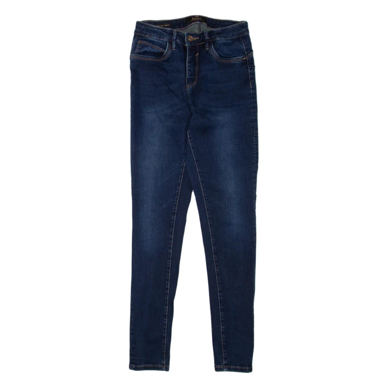 DIESEL Womens Jeans Blue Regular Skinny W24 L28
