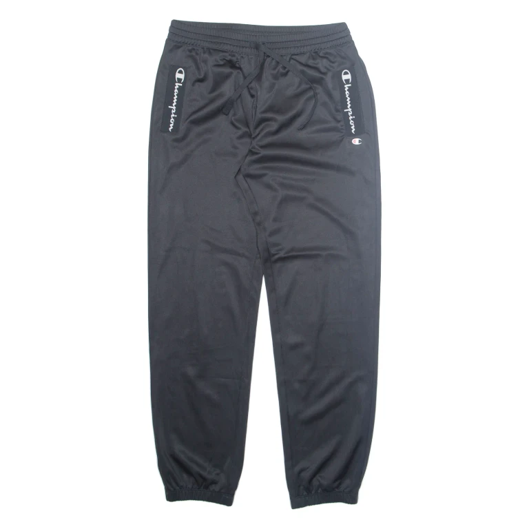 CHAMPION Mens Joggers Black Tapered S W28 L29 (FF2-091224-4295)