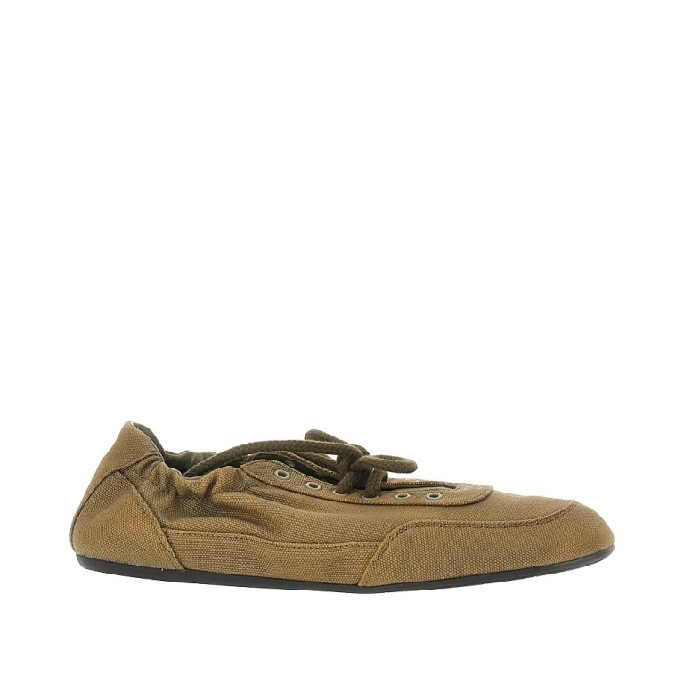 Prada Black Canvas Collapse Sneakers Nero - Women