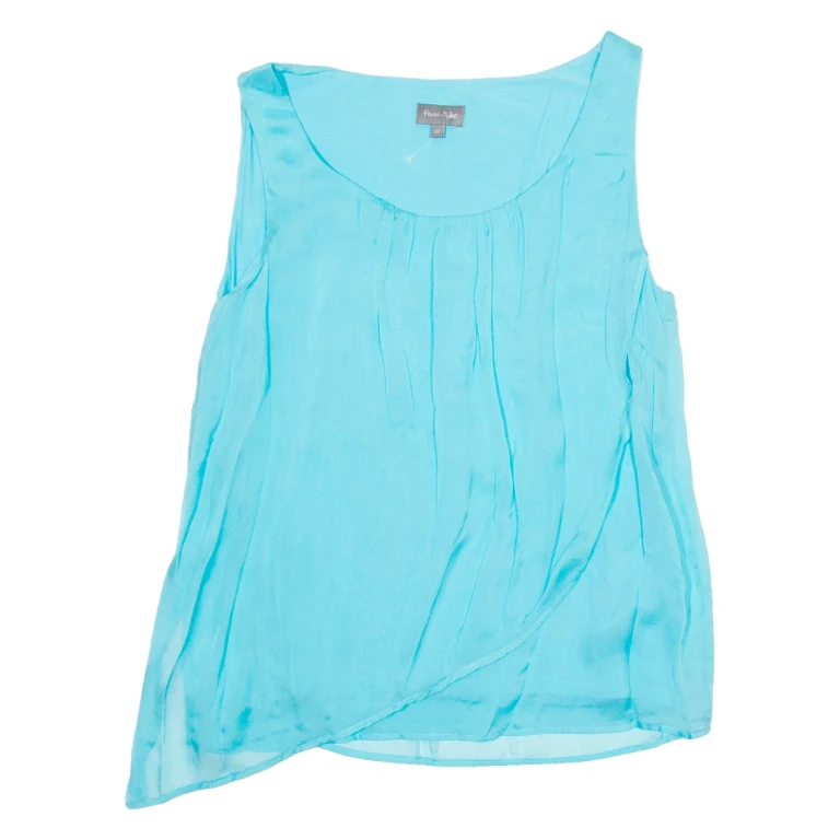 PHASE EIGHT Womens Vest Blue Sleeveless UK 10