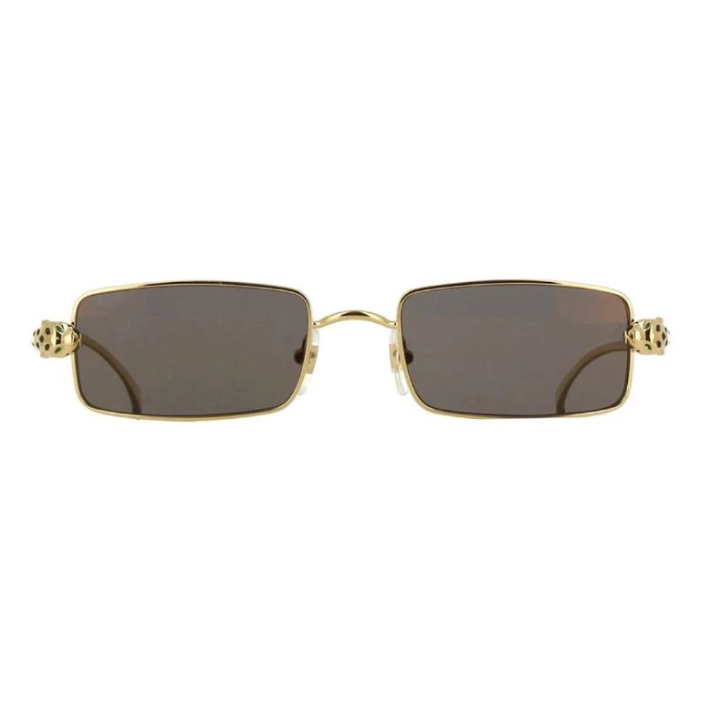 Cartier Panthere de Cartier Grey Rectangular Unisex Sunglasses CT0473S 001 54