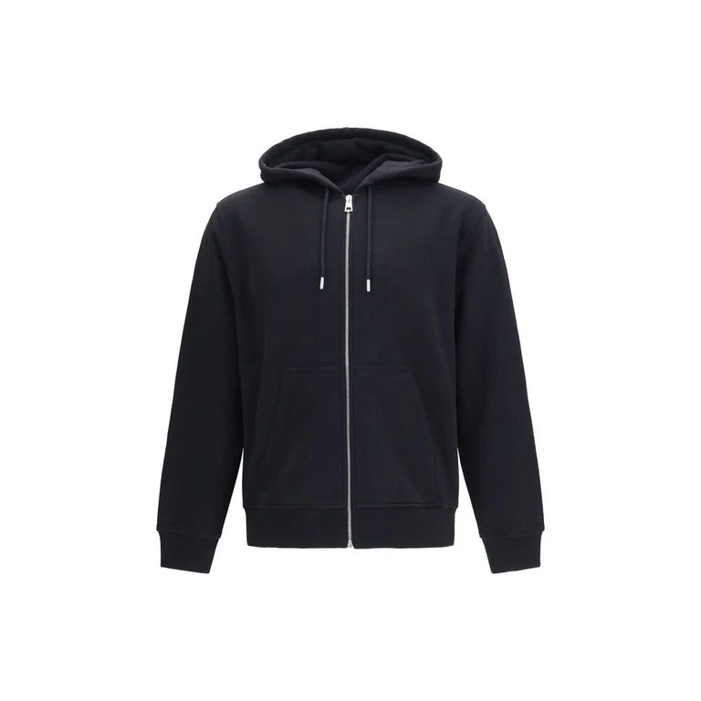 Black Cotton Sweatshirt Clothing - Men