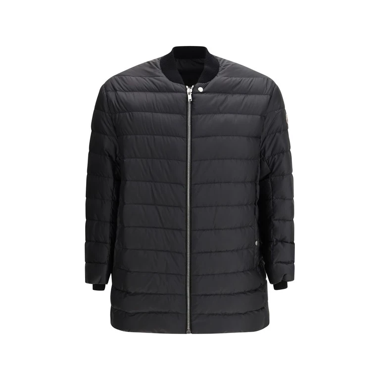 Moncler X Rick Owens Black Goose Down Coat Clothing - Men