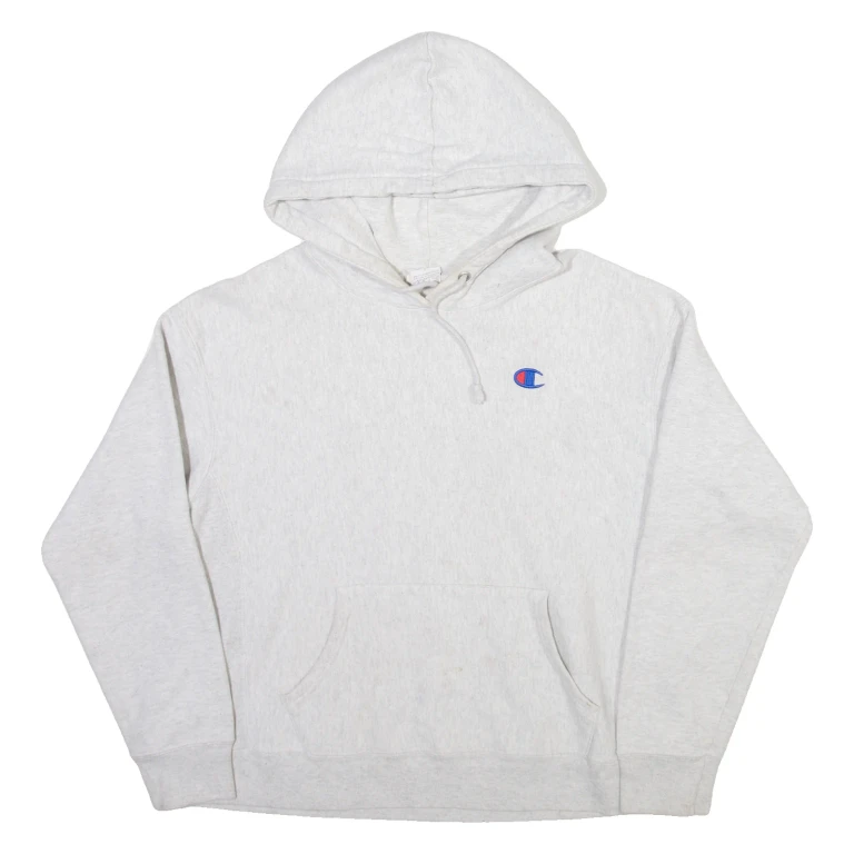 CHAMPION REVERSE WEAVE Womens Grey Hoodie L