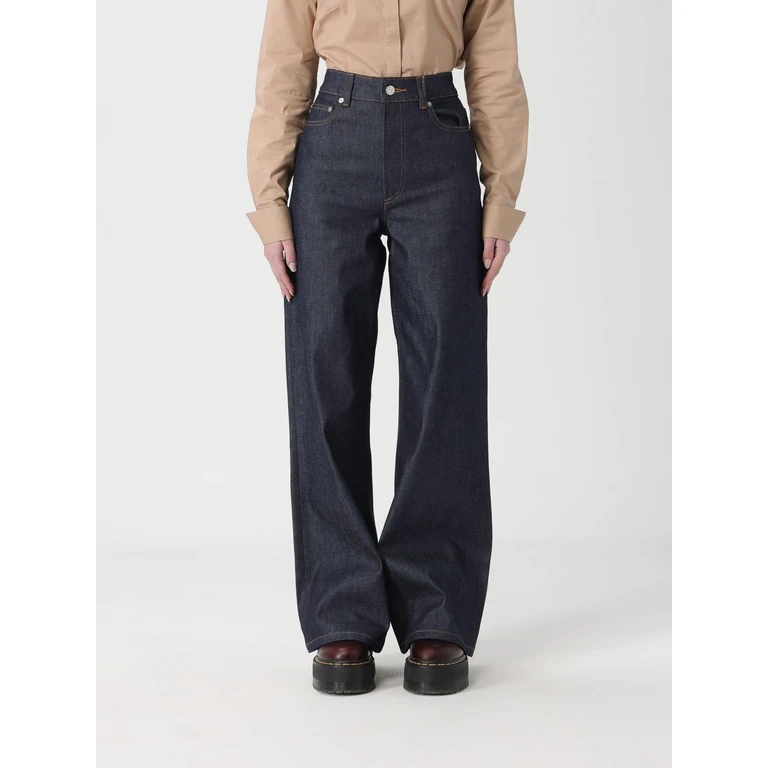 A. P.C. Jeans Woman color Blue (COGDFF09246IAI)