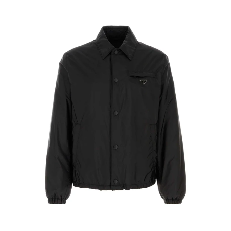 Prada Black Re-Nylon Padded Jacket Nero Giubbini - Men