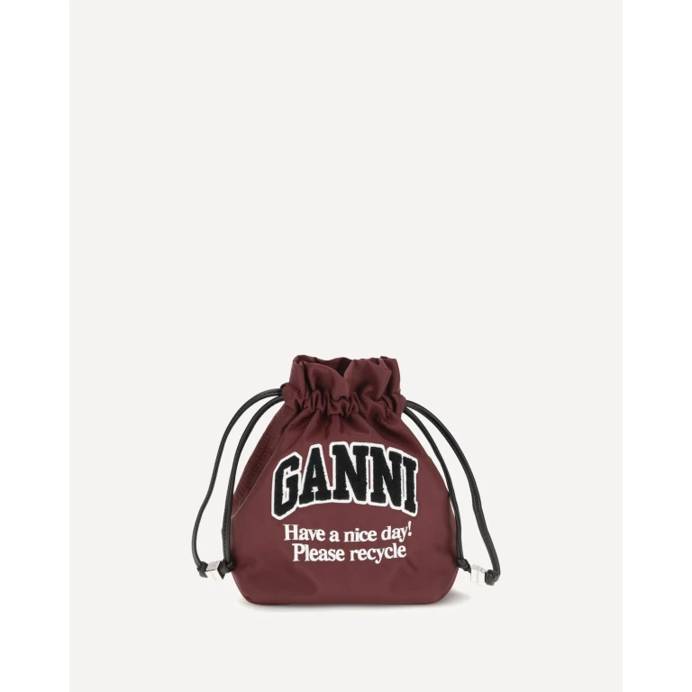 GANNI Nylon Pouch Female UNI