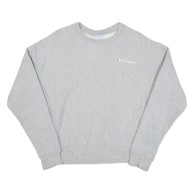 CHAMPION REVERSE WEAVE Womens Sweatshirt Grey L