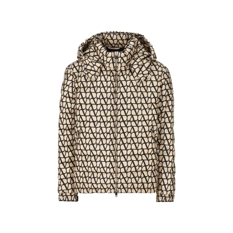 Beige Polyamide Coat Clothing - Men