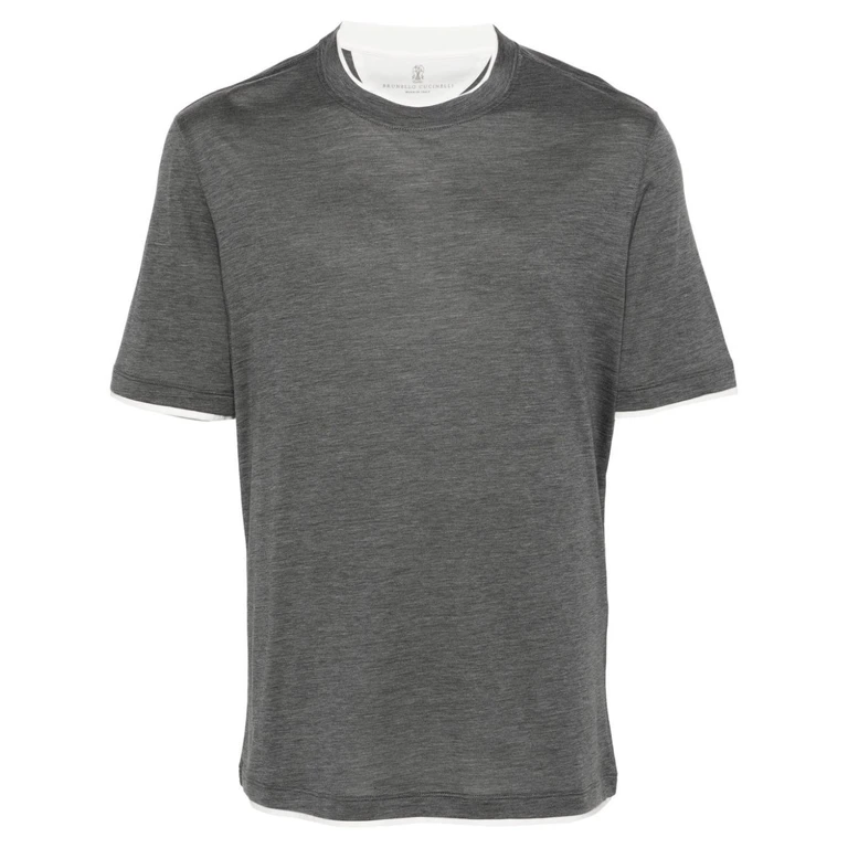 Brunello Cucinelli T-Shirt With Faux-Layering