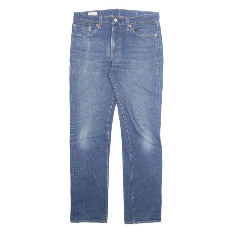 LEVI'S 511 BIG E Jeans Mens Blue Slim Straight Stone Wash W32 L31
