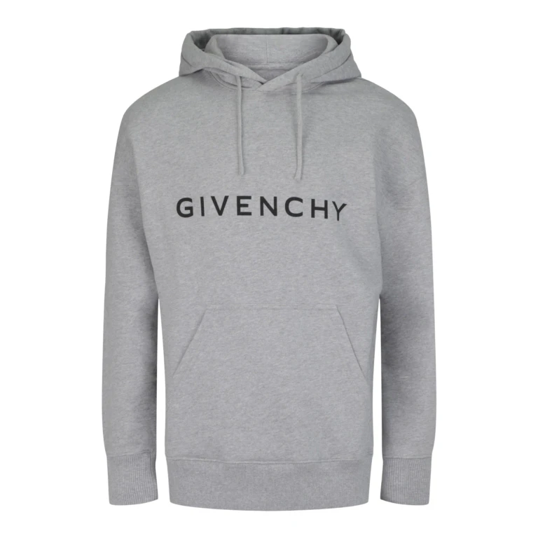 Slim-Fit Logo Print Hoodie