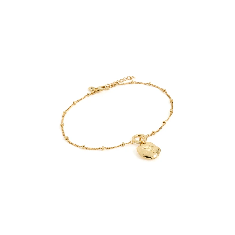 Madewell Sanddollar Anklet Antique Gold One Size