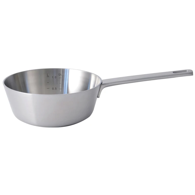 Ron 7" 18/10 Stainless Steel 5-Ply Conical Sauce Pan