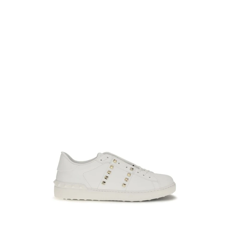 White Calf Leather Bos Taurus Sneakers - Men