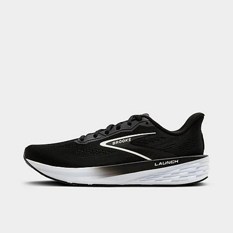 Brooks Women's Launch 12 Running Shoes in Black/Grey/White Size: 5.0