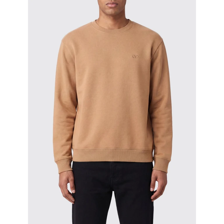 Crewneck Cotton Sweatshirt with Long Sleeves (MF28RBMN10R)