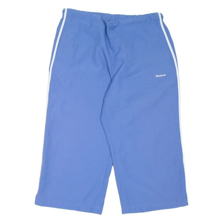 REEBOK Womens Sports Shorts Blue UK 14 W30