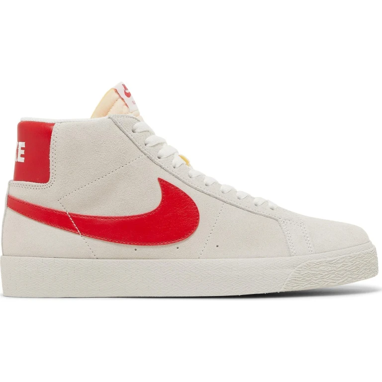 Men's Sb Blazer Mid 'Summit White University Red' Sneakers