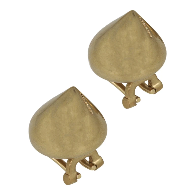 Small Sculptural Clip on Earrings