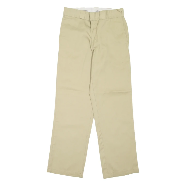 DICKIES 874 Workwear Mens Trousers Beige Regular Straight W30 L30