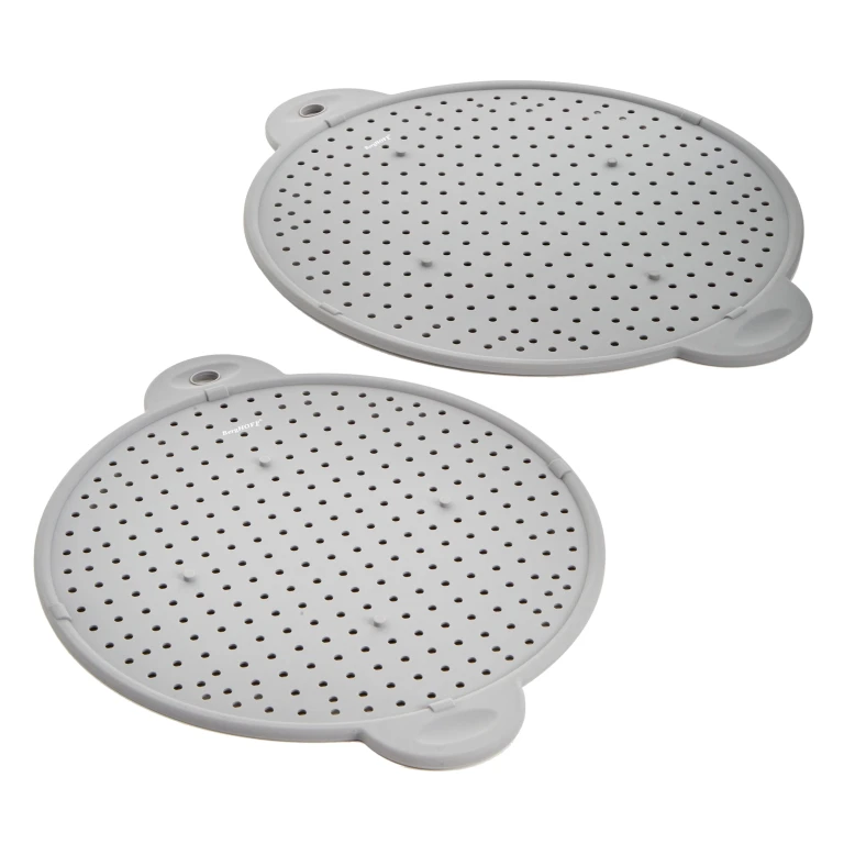 Silicone 2pc Splatter Screen Set for 6" to 12.5" Pots and Pans