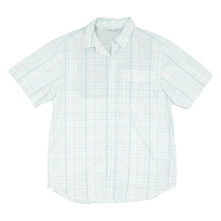 COLUMBIA Mens Shirt Blue Check M