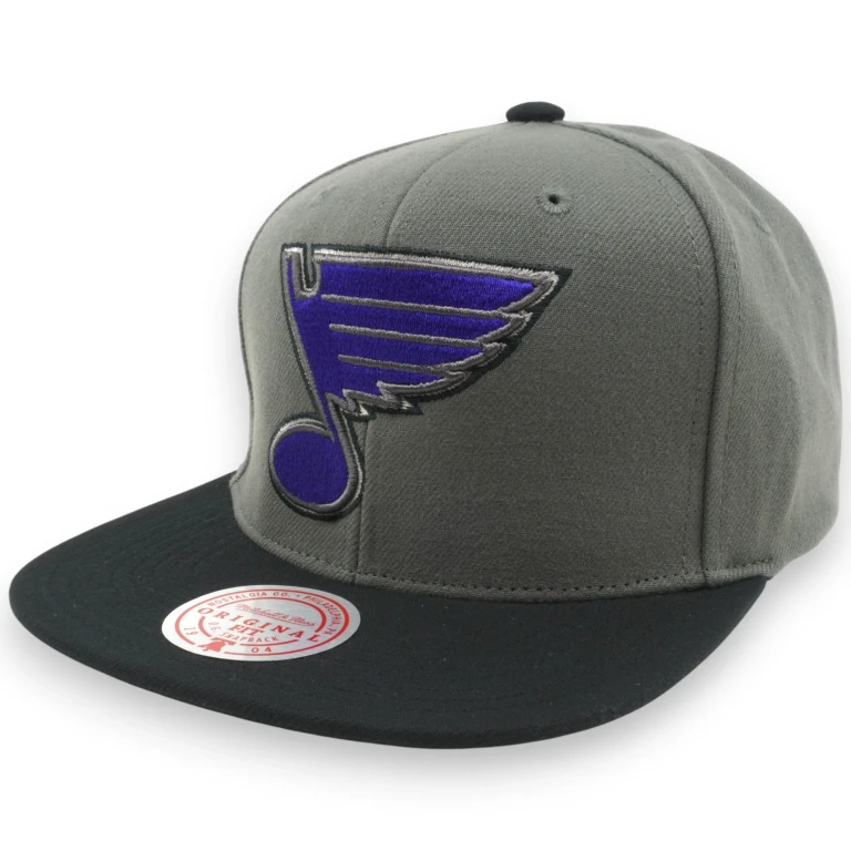Men's NHL Storm Front Snapback Blues Grey