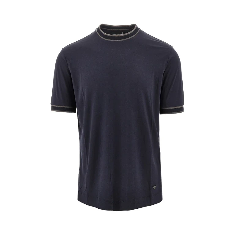 エンポリオ アルマーニ メンズ シルク混ジャージーTシャツ