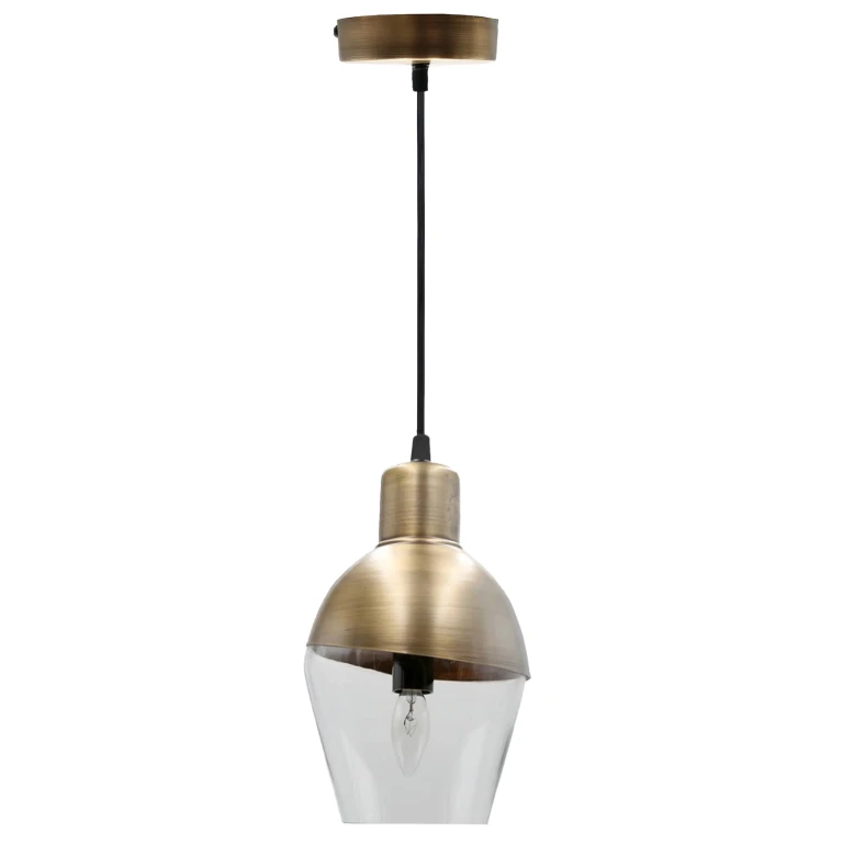 Clear Glass Hanging Lamp