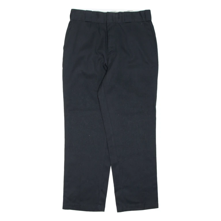 DICKIES Chino Mens Trousers Black Regular Straight W30 L27