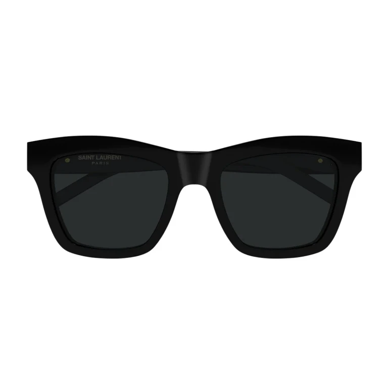 Saint Laurent Sl M156 Linea Monogram Black Acetato Riciclato Sunglasses - Women