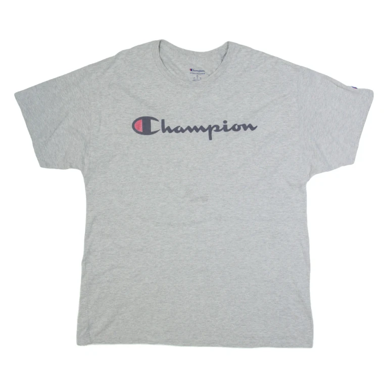 CHAMPION Mens T-Shirt Grey XL
