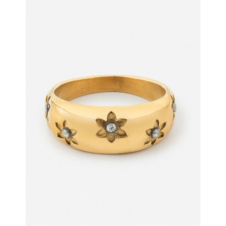 Floral Dome Ring